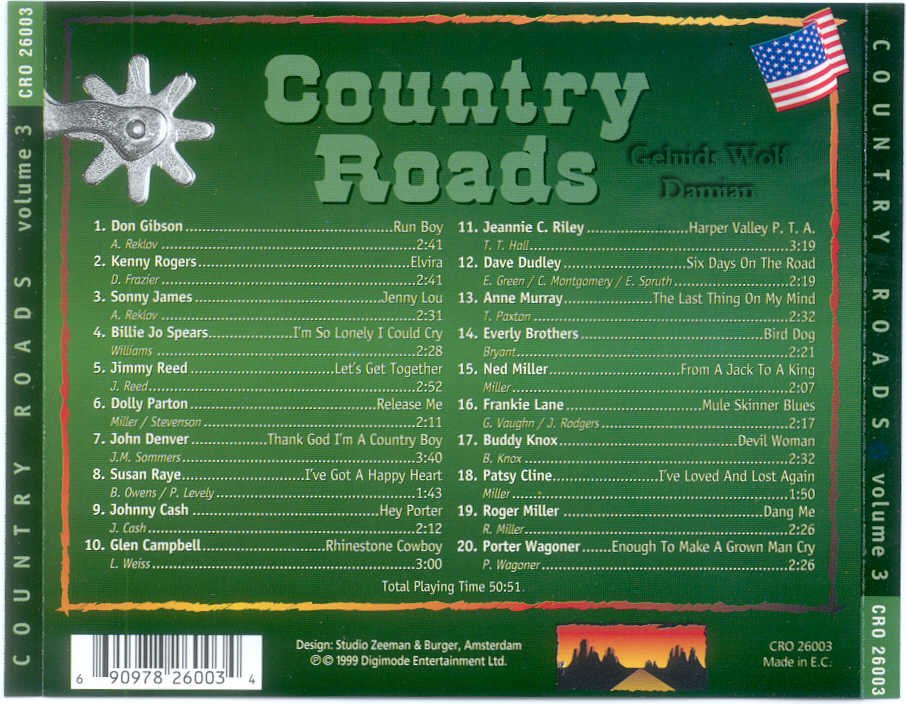 Country Roads  Vol 03 : Back